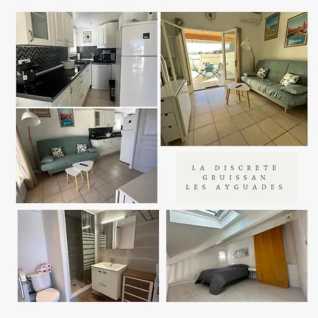 Apartament La Discrete Toute Equipee Avec Piscine Gruissan