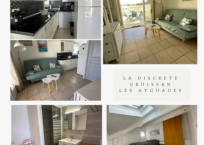 Apartment La Discrete Toute Equipee Avec Piscine Gruissan
